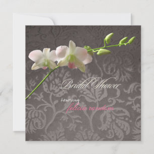 PixDezine Pink Orchid/bridal shower Invitation