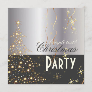 PixDezine Sparkling Christmas Tree Invitation
