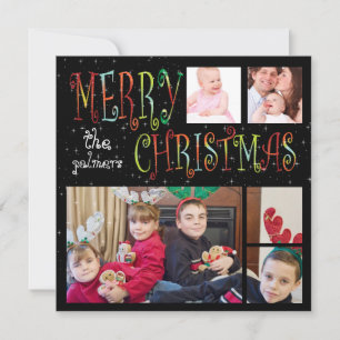 PixDezines 5-photo template holiday card