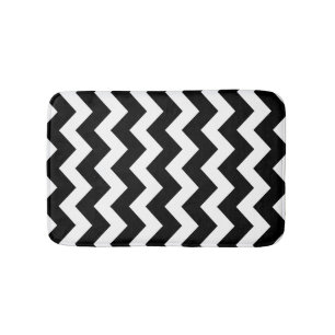 PixDezines adjustable chevron/DIY colour Bath Mat