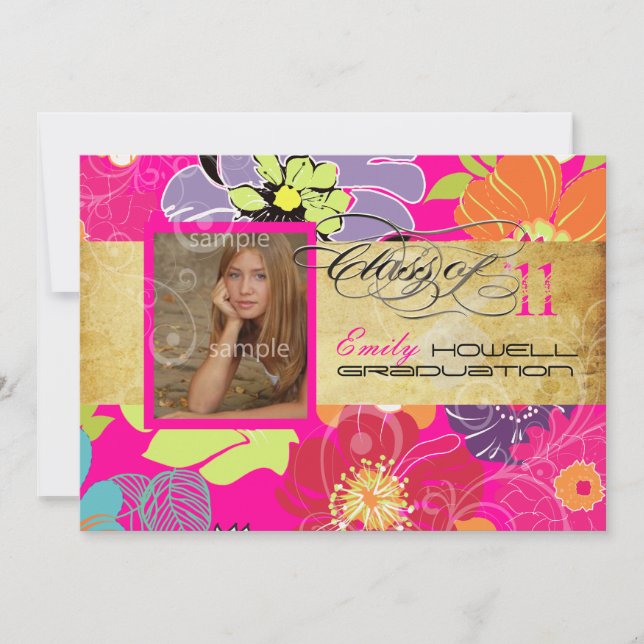 PixDezines Alegre 2011 Graduation Invitation (Front)