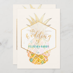PixDezines Aloha Hawaiian Pineapples/DIY Bckgrnd Invitation