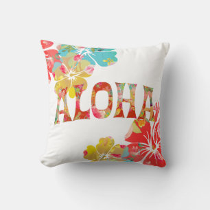 PixDezines Aloha Hibiscus DIY Background Cushion