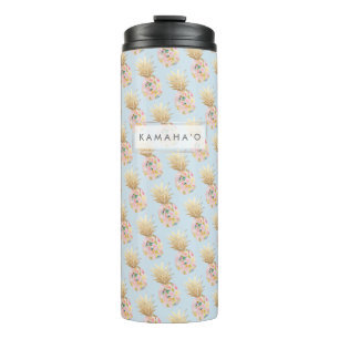 PixDezines Aloha Pineapples/DIY background Thermal Tumbler