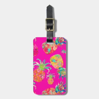 PixDezines Aloha Pineapples Luggage Tag