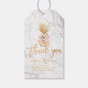 PixDezines Aloha Pineapples/Marble Gift Tags