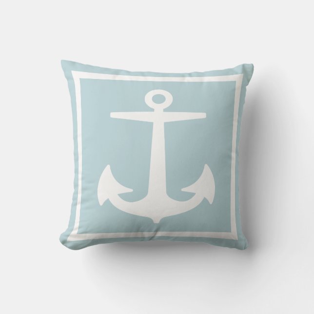 PixDezines anchor/diy colours/nautical Cushion (Front)