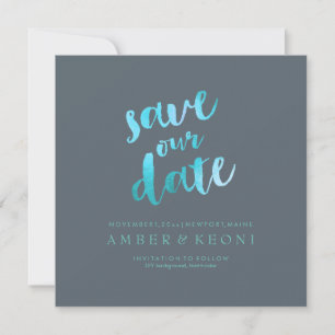 PixDezines Aqua Blue/Save Date/DIY Background Save The Date