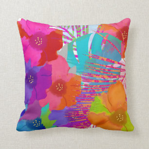 PixDezines bali kai/diy background colours Cushion