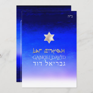 PixDezines Beach Bar Mitzvah/Deep Blue Sea Invitation