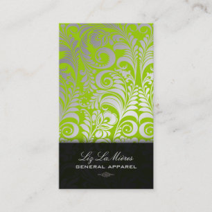PixDezines Bellissimo Vintage Damask Business Card