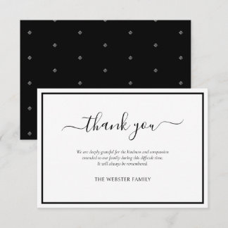 PixDezines Bereavement Thank You Card, DIY colour Invitation