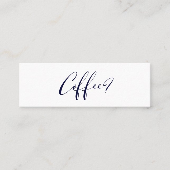 PixDezines Black+Gold Coffee Date Cards (Front)