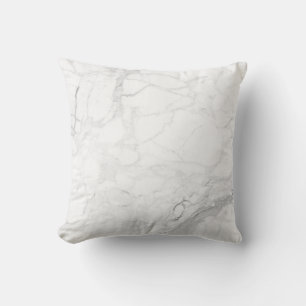 PixDezines Black+White Marble Veins Cushion