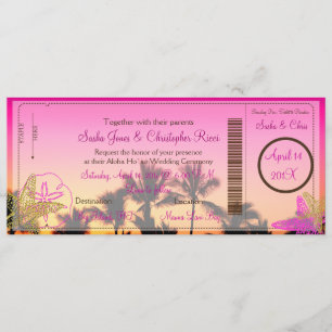 PixDezines Boarding Pass+Sunset A-Bay+Starfish Invitation