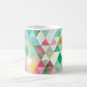 PixDezines Boho Geometric/adjustable triangles Coffee Mug