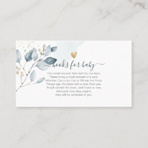 PixDezines Book Request, Blue Gum Eucalyptus Place Card
