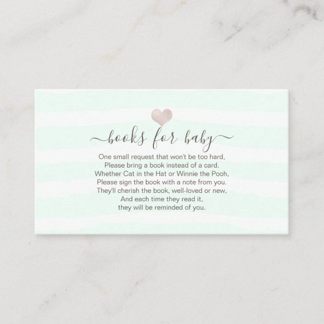 PixDezines Book Request, Blush Heart+DIY Colour Enclosure Card (Front)