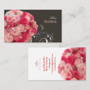 PixDezines Bridal Bouquet, florists/diy colours Business Card
