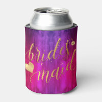 PixDezines Bridesmaid, Magenta+Purple Ombre H2O