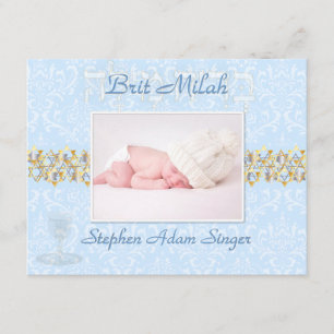 PixDezines brit milah ברית מילה/DIY colour Invitation