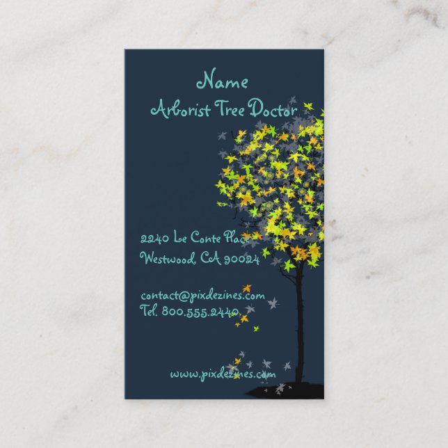 PixDezines Business cards/landscaper tree trimmers Business Card (Front)