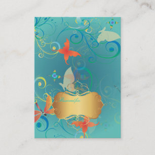 PixDezines Butterflies+Dragonflies, place cards