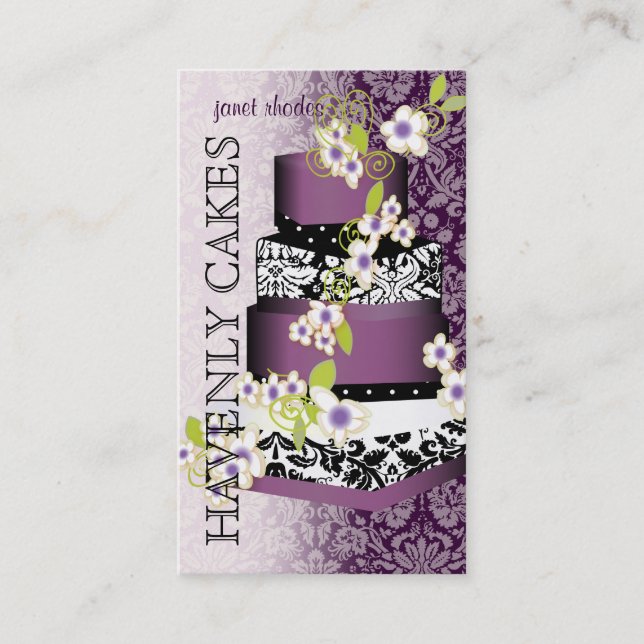 PixDezines Cake/Bakery/pâtisserie Business Card (Front)