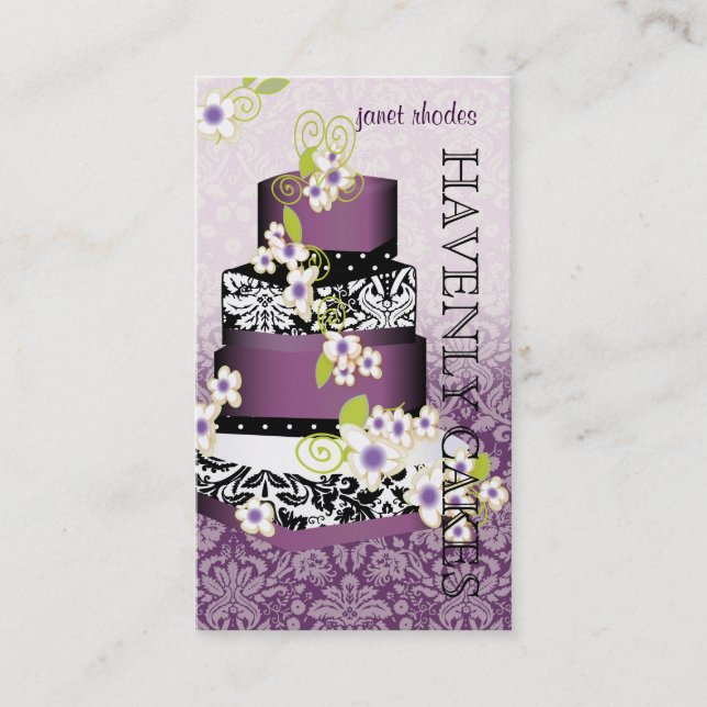 PixDezines Cake/Bakery/pâtisserie Business Card (Front)