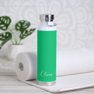 PixDezines Caribbean Green DIY Colour Water Bottle