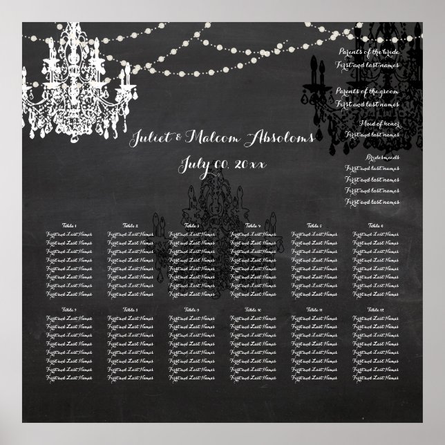 PixDezines chalkboard/chadeliers/seating chart (Front)