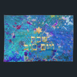 PixDezines Challah Cover/Shabbat Dinner Tea Towel<br><div class="desc">PixDezines Challah Cover,  Shabbat Dinner featuring faux metallic grunge star of david.  DIY background colour.

Copyright © 2016 PixDezines.com™ and PixDezines™ on Zazzle.com. All rights reserved.</div>