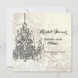 PixDezines chandelier/bridal shower