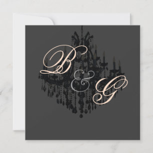 PixDezines Chandelier Invitation
