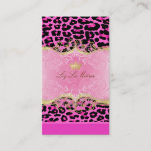PixDezines cheetah spots/DIY background Business Card