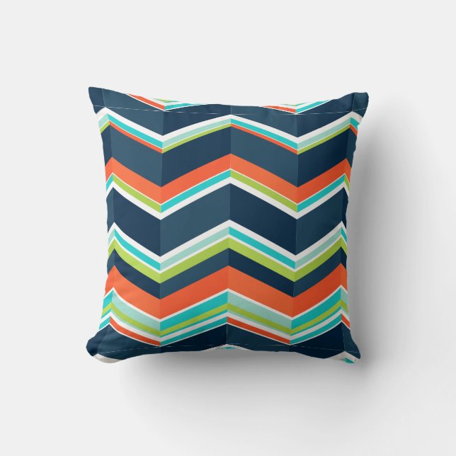 PixDezines chevron/herring pattern Cushion (Front)