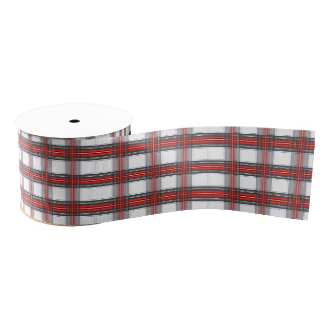 PixDezines Clan Stewart Tartan Grosgrain Ribbon (Spool)