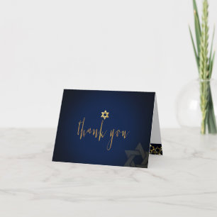 PixDezines classic mitzvah thank you/DIY colour Thank You Card