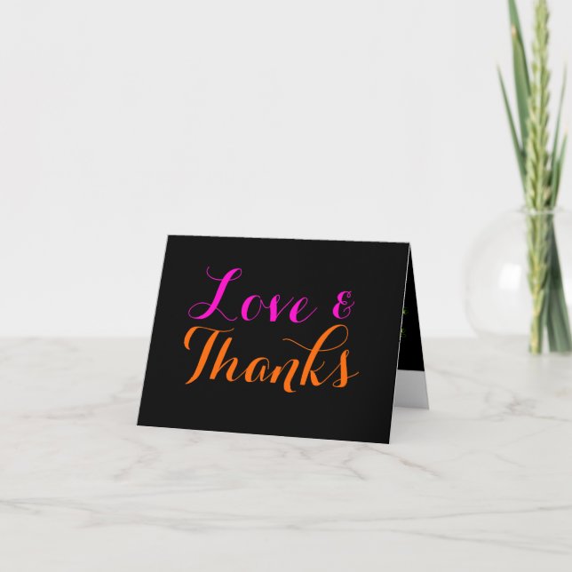 PixDezines classic mitzvah thank you/DIY colour Thank You Card (Front)