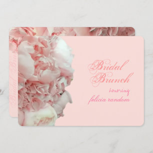 PixDezines coral peonies/hydrangeas/DIY event Invitation