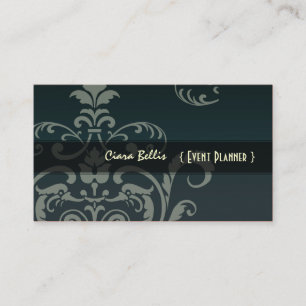 PixDezines Crest Damask Business Card