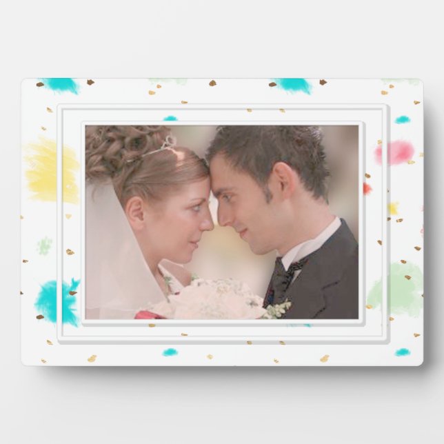 PixDezines Cupcake Sprinkles/Faux Gold Plaque (Front)