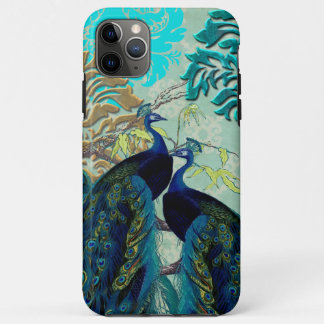 PixDezines Damask/Peacocks Uncommon iPhone Case