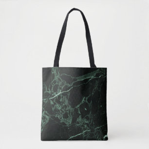 PixDezines DARK GREEN MARBLE Tote Bag