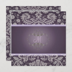 PixDezines DESIREE DAMASK/DIY background Invitation