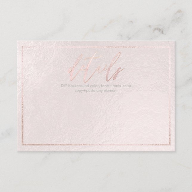 PixDezines DETAILS CARDS BLUSH PINK (Front)