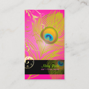 PixDezines diy background/peacock+filigree Business Card