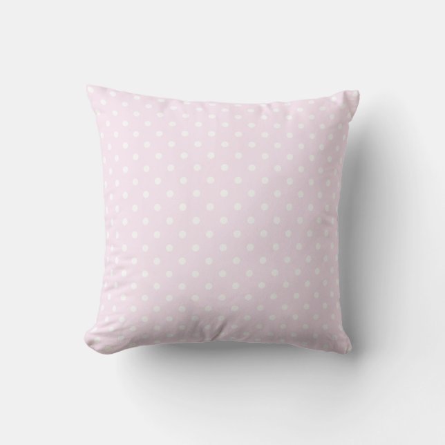 PixDezines DIY colour/adjustable polka dots Cushion (Front)