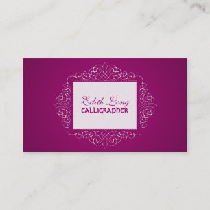 PixDezines diy colour/antique scrolls Business Card