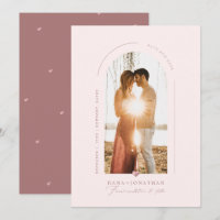 PixDezines DIY colour Blush Arch Save our Date